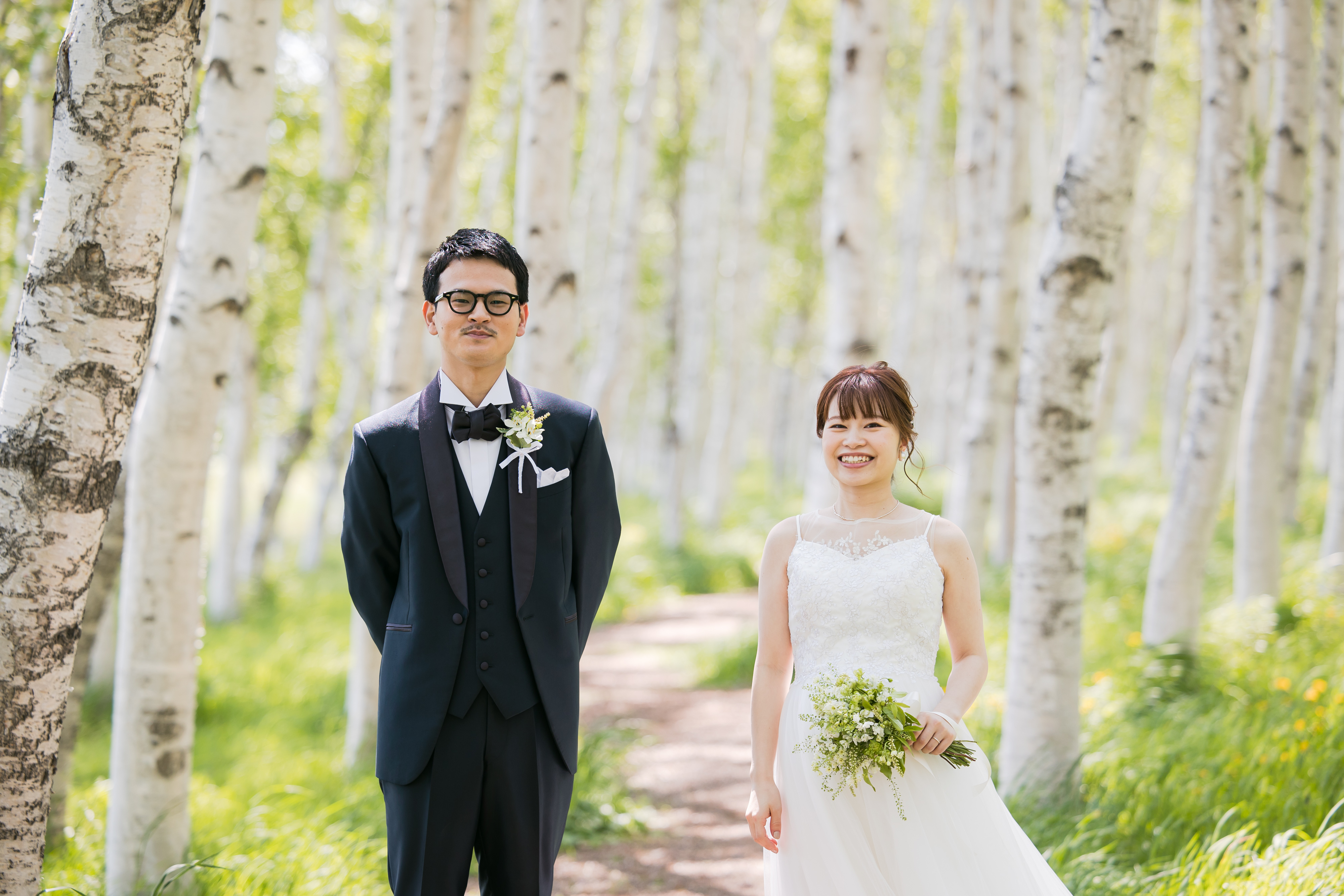 春の風を感じながら家族で結婚式